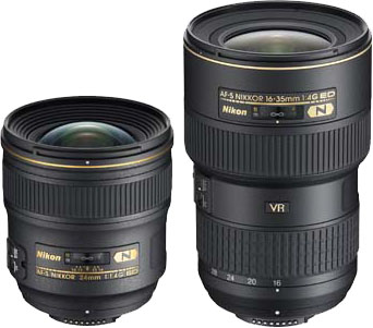 AF-S VR 16-35mm and AF-S 24mm 1.4